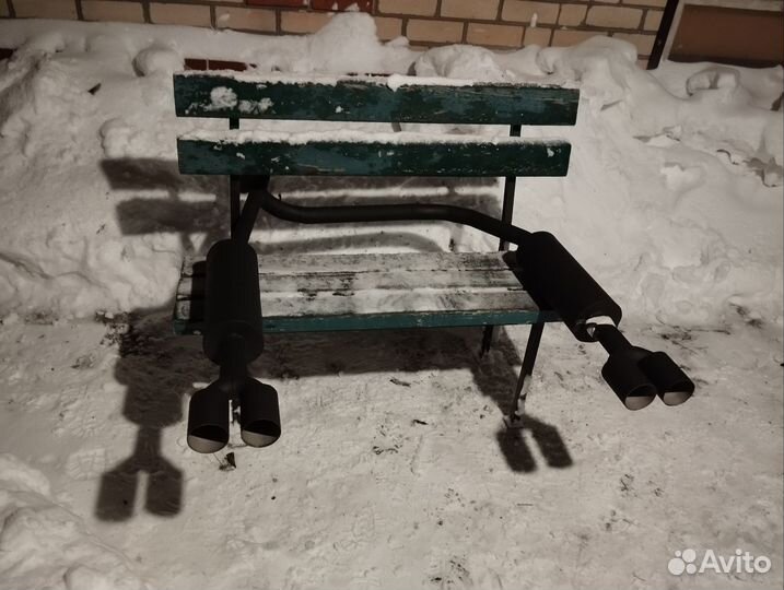 Раздвоенный глушитель ваз 2112 priora хэтчбек