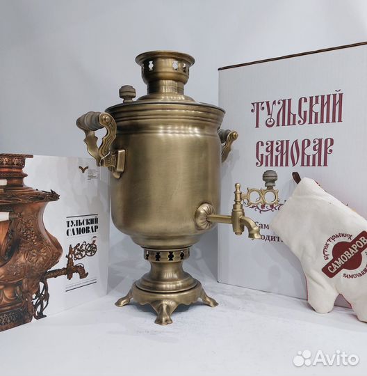 Самовар на дровах 5л. Тула. Оригинал. Люкс