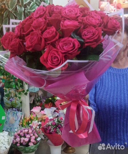 Букет 25 роз с доставкой цветы купить