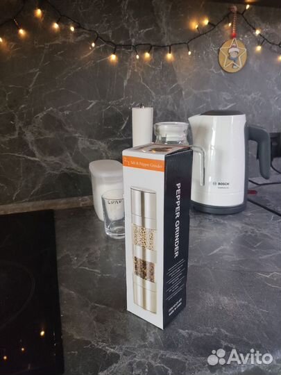 Мельница для соли и перца 2 в 1