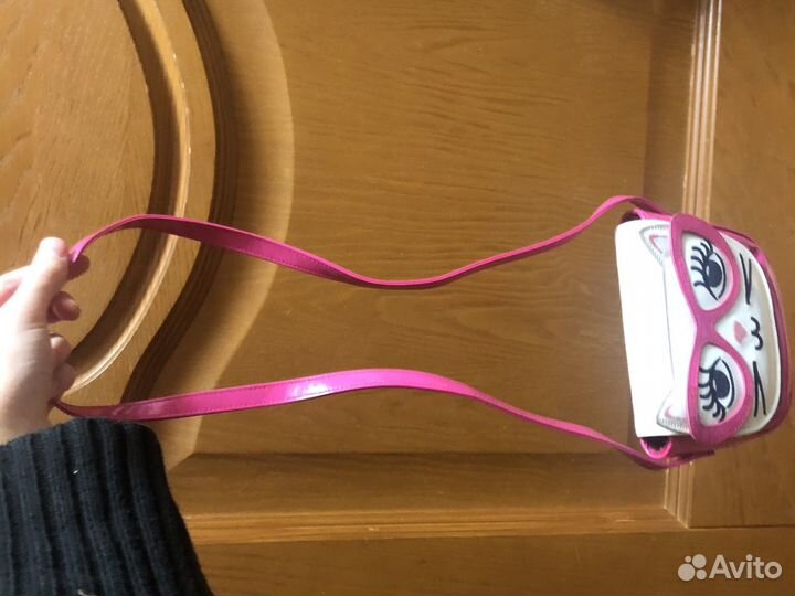 Сумка детская кошка и в тон пояс