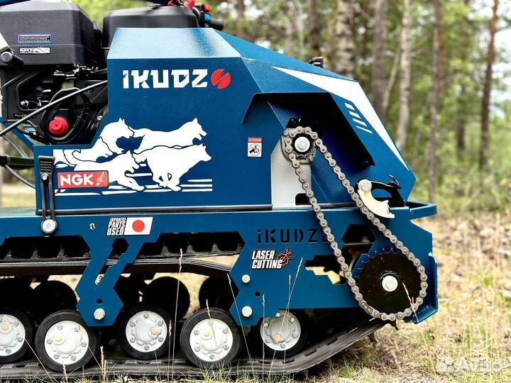 Мотобуксировщик ikudzo terrain long 1700/600 EKR22