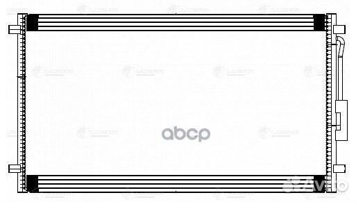 Радиатор кондиц. для а/м Dodge Caravan (01) /Ch