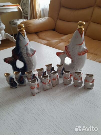 Сервиз советский рыбки