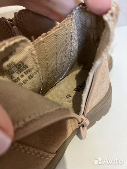 Ботинки zara (кожа)