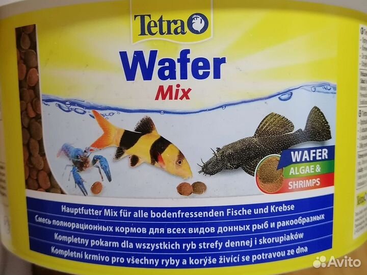 Корм для донных рыб и ракообразных