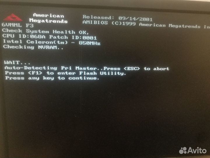 Связка раритетов GA-6vmml и Celeron 850