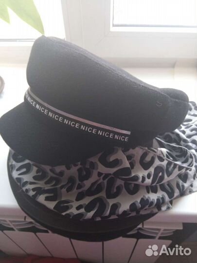 Кепка женская черная