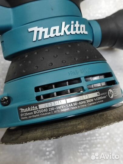 Шлифовальная машина makita bo 5040