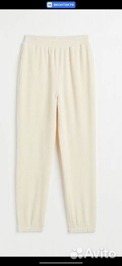 Джогеры H&M велюровые