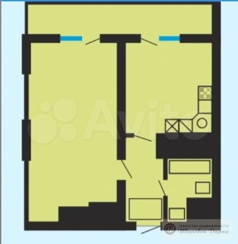 1-к. квартира, 46,8 м², 26/32 эт.