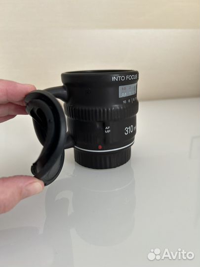 Кружка в форме фотообъектива