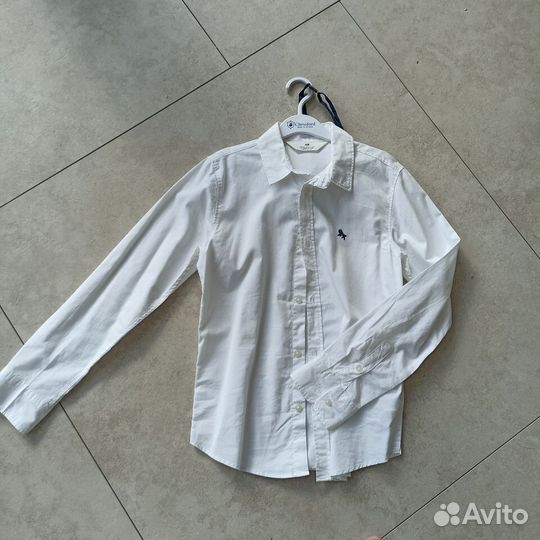 Рубашка белая HM 9-10 лет