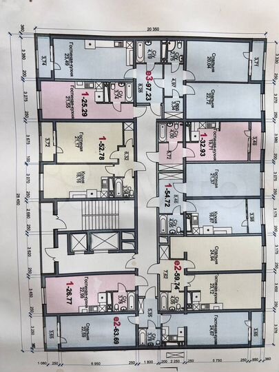 3-к. квартира, 97 м², 2/12 эт.