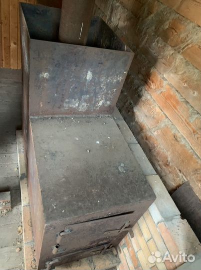 Печь металлическая для бани или дома