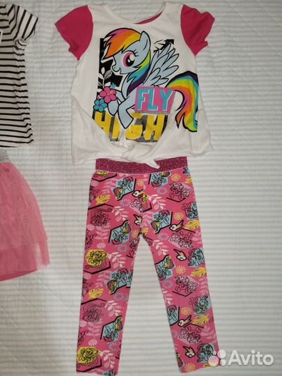 Летние вещи для девочки пакетом, 98 размер