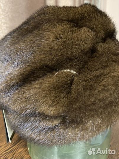 Шапка норковая новая