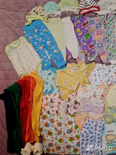 Детские вещи пакетом на мальчика р 50- 56- 62