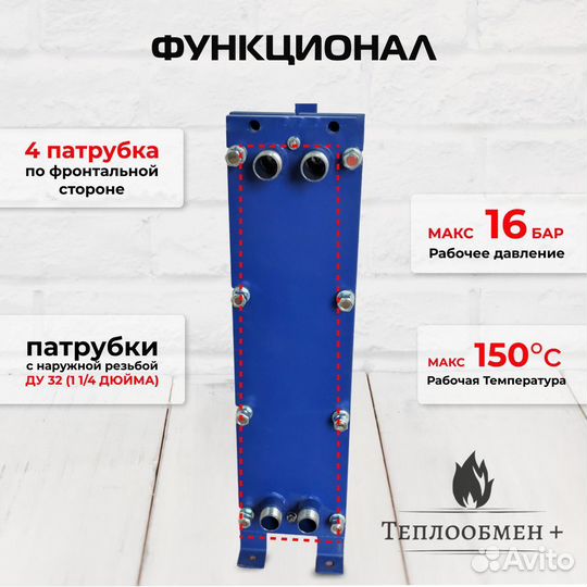 Теплообменник SN 08-5 для гвс 15кВт 260 л/час