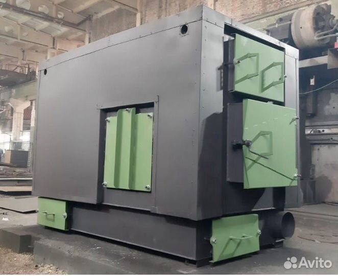 Котел на дровах GRV 300 увеличенная топка