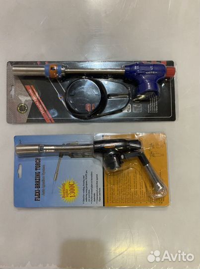 Газовая горелка на баллончик с пьезоподжигом