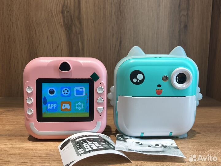 Детский фотоаппарат с моментальной печатью