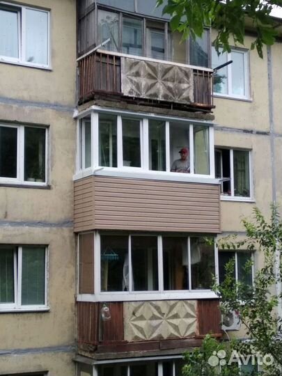 Балкон Установка