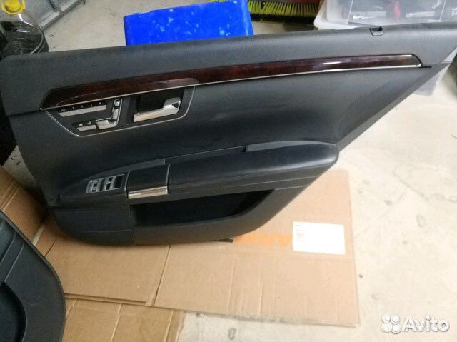Мерседес S221 дверные карты лонг