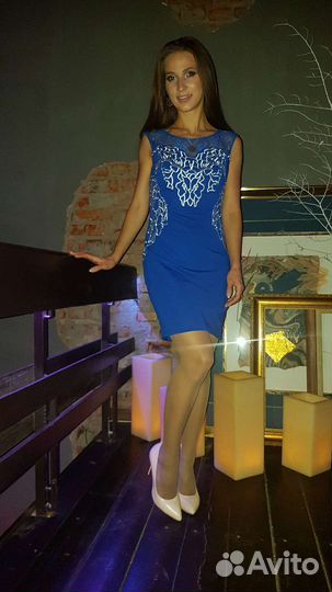 Платье вечернее короткое р42-44