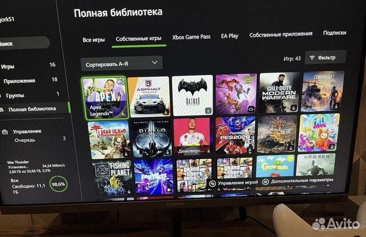 Xbox One s 2 геймпада 1tb