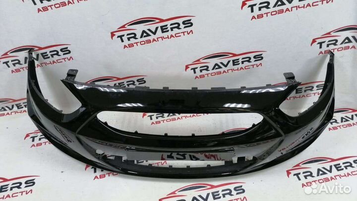 Бампер перед. Hyundai Solaris с 10г.черный MZH