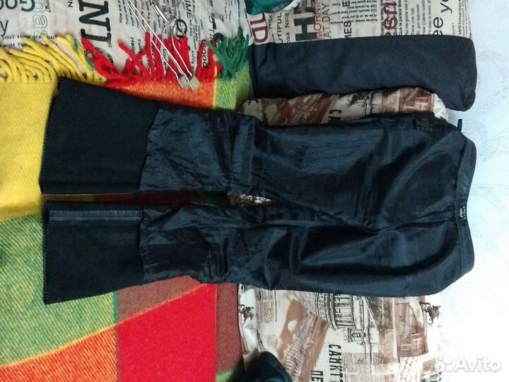 Натуральные кожаные брюки42 р