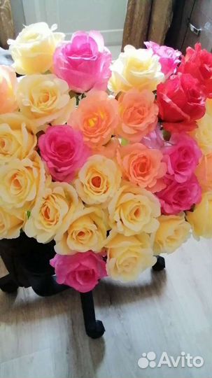 Искусственные цветы розы