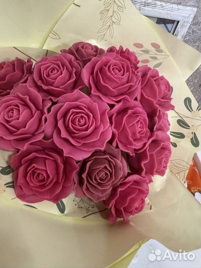 Букет из мыльных Роз