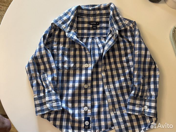 Рубашка на мальчика 18-24 мес