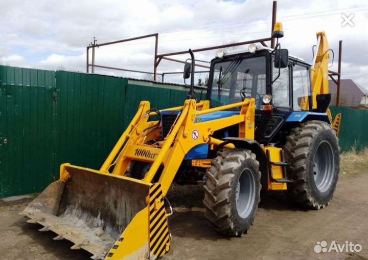 Услуги экскаватора- погрузчика