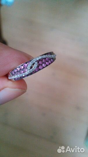 Кольцо из белого золота