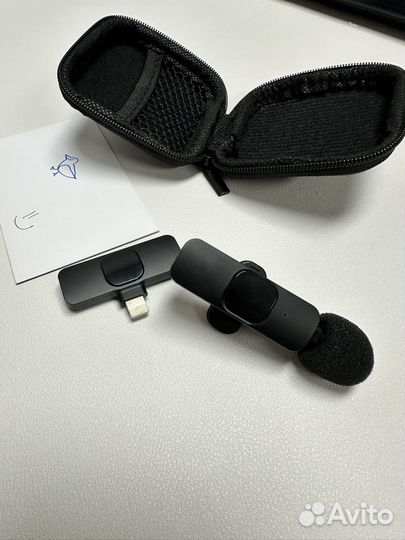 Беспроводной микрофон петличка