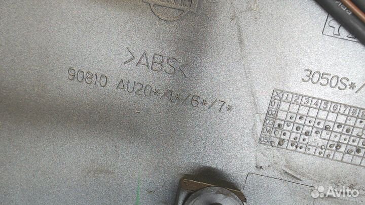 Подсветка номера Nissan Primera P12, 2005