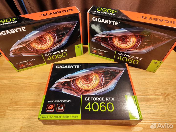 Видеокарта gigabyte GeForce RTX 4060 windforce 8G