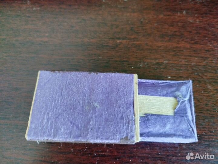 Спички СССР в деревянном коробке