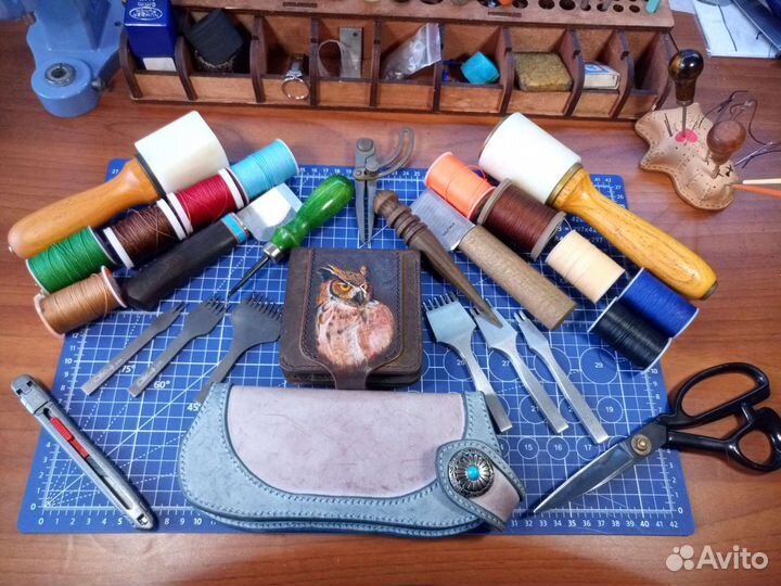 Обучение кожевенному ремеслу. Работа с кожей