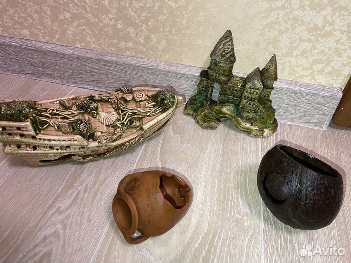 Корабль декорации для аквариума