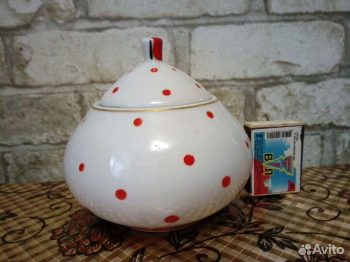 Хрусталь, фарфор, набор Рыбки, СССР