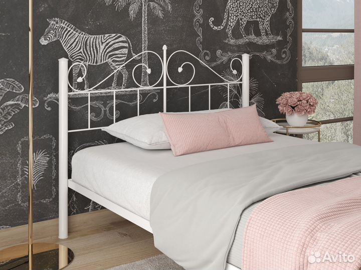 Кровать металлическая L samba Ларго полутораспальная