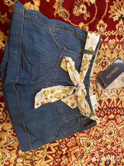 Шорты джинсовые