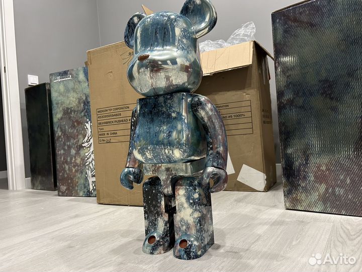 Оригинальный Bearbrick бирюзовый - Большой