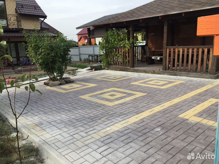 Укладка тротуарной плитки