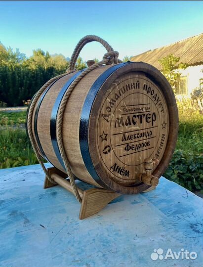 Бочка дубовая 10 литров (Нижнекамск)