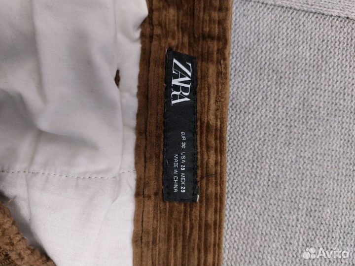 Брюки Zara из вельвета